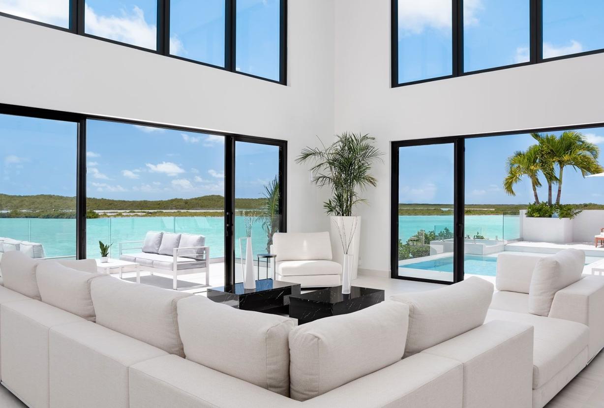 Tci017 – Villa encantadora à beira-mar em Chalk Sound