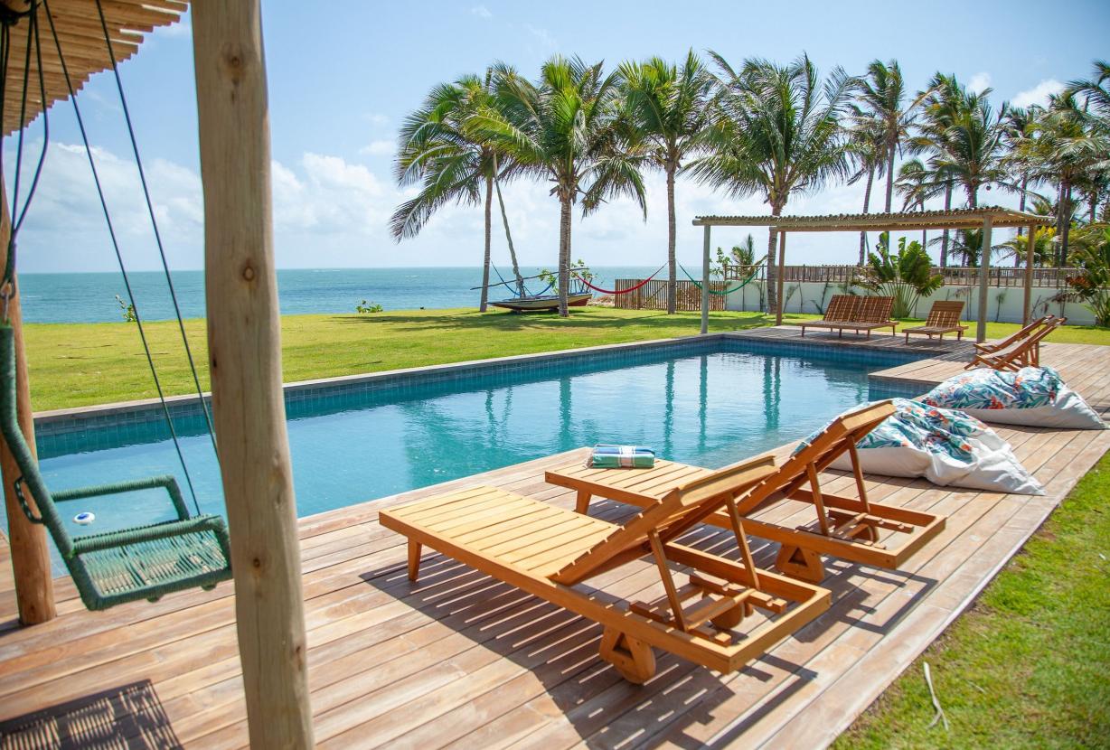 Cea077 - Casa frente mar em Pontal de Maceió
