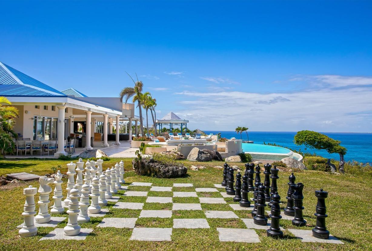 Sxm001 - Cliffside oceanview villa in Terres Basses