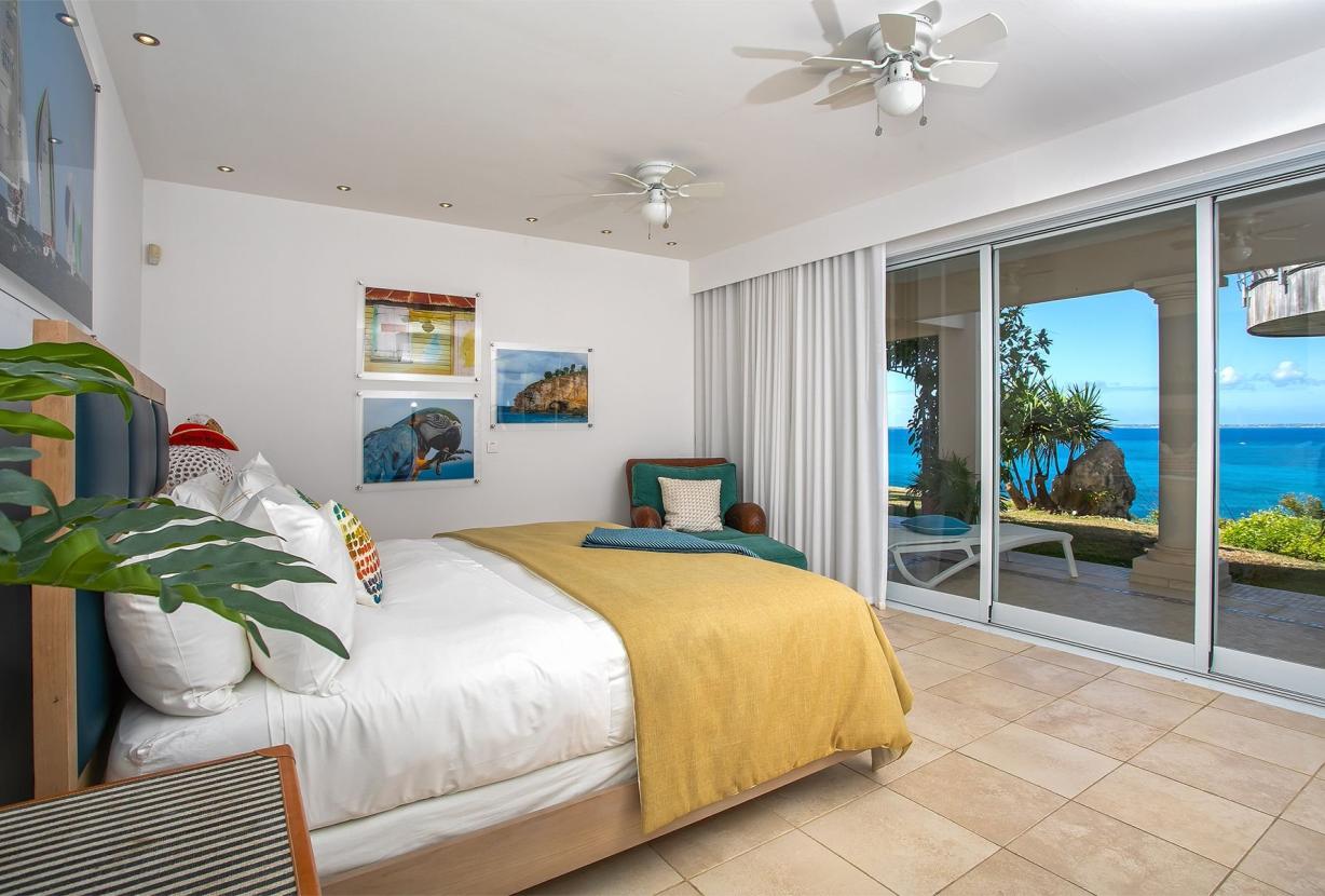 Sxm001 - Cliffside oceanview villa in Terres Basses