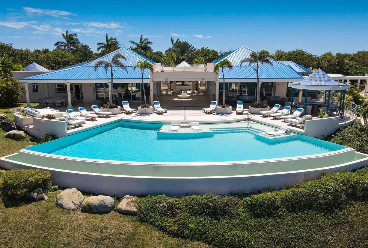 Sxm001 - Cliffside oceanview villa in Terres Basses