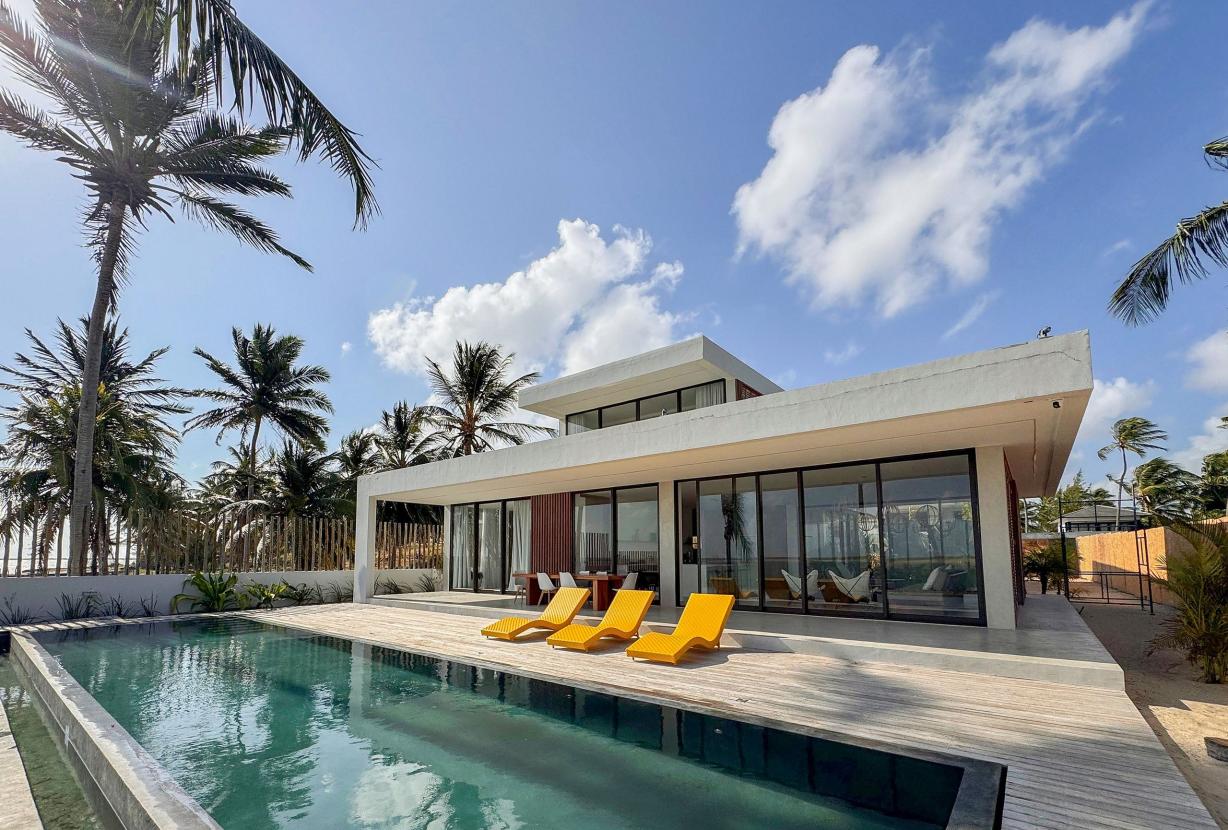 Cea075 - Casa pé na areia em Ilha de Guajiru, Ceará