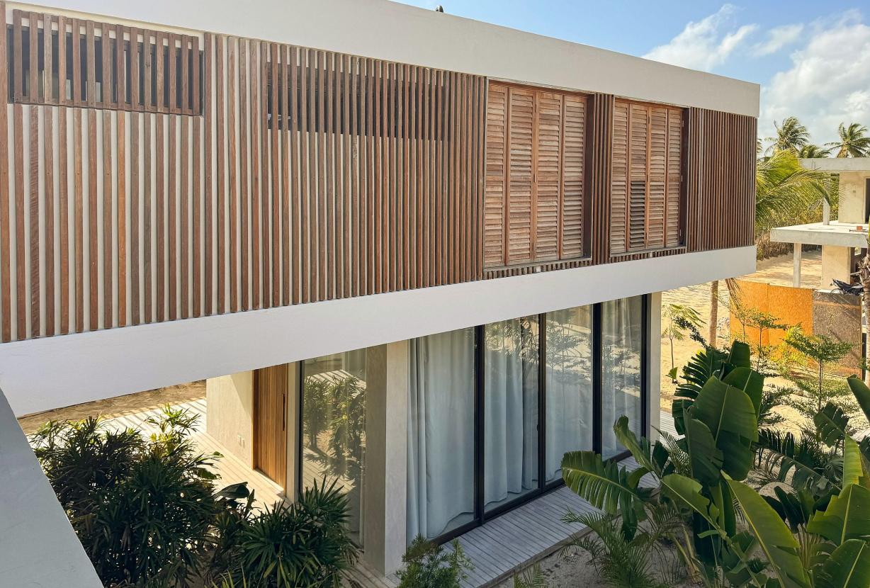 Cea075 - Casa pé na areia em Ilha de Guajiru, Ceará