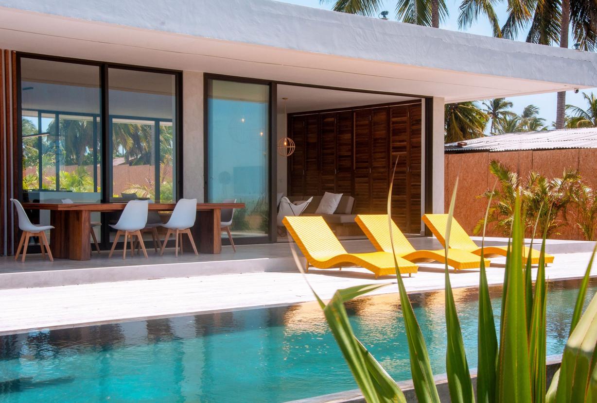 Cea075 - Casa pé na areia em Ilha de Guajiru, Ceará