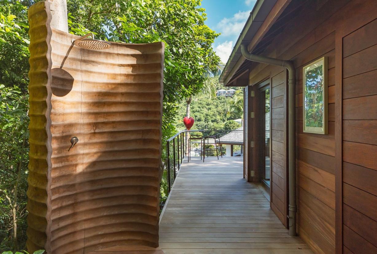 Stb004 – Villa contemporaine avec vue sur la mer à St. Jean