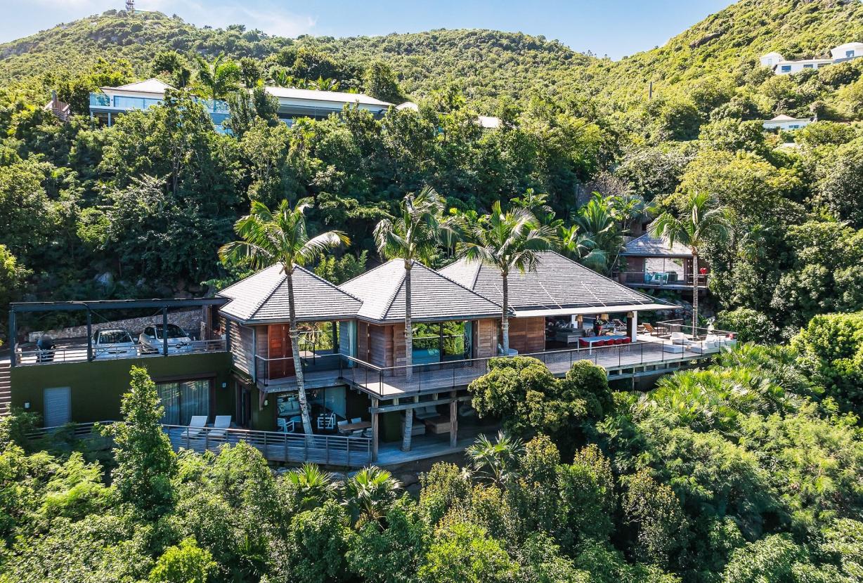Stb004 - Villa with ocean views in St. Jean