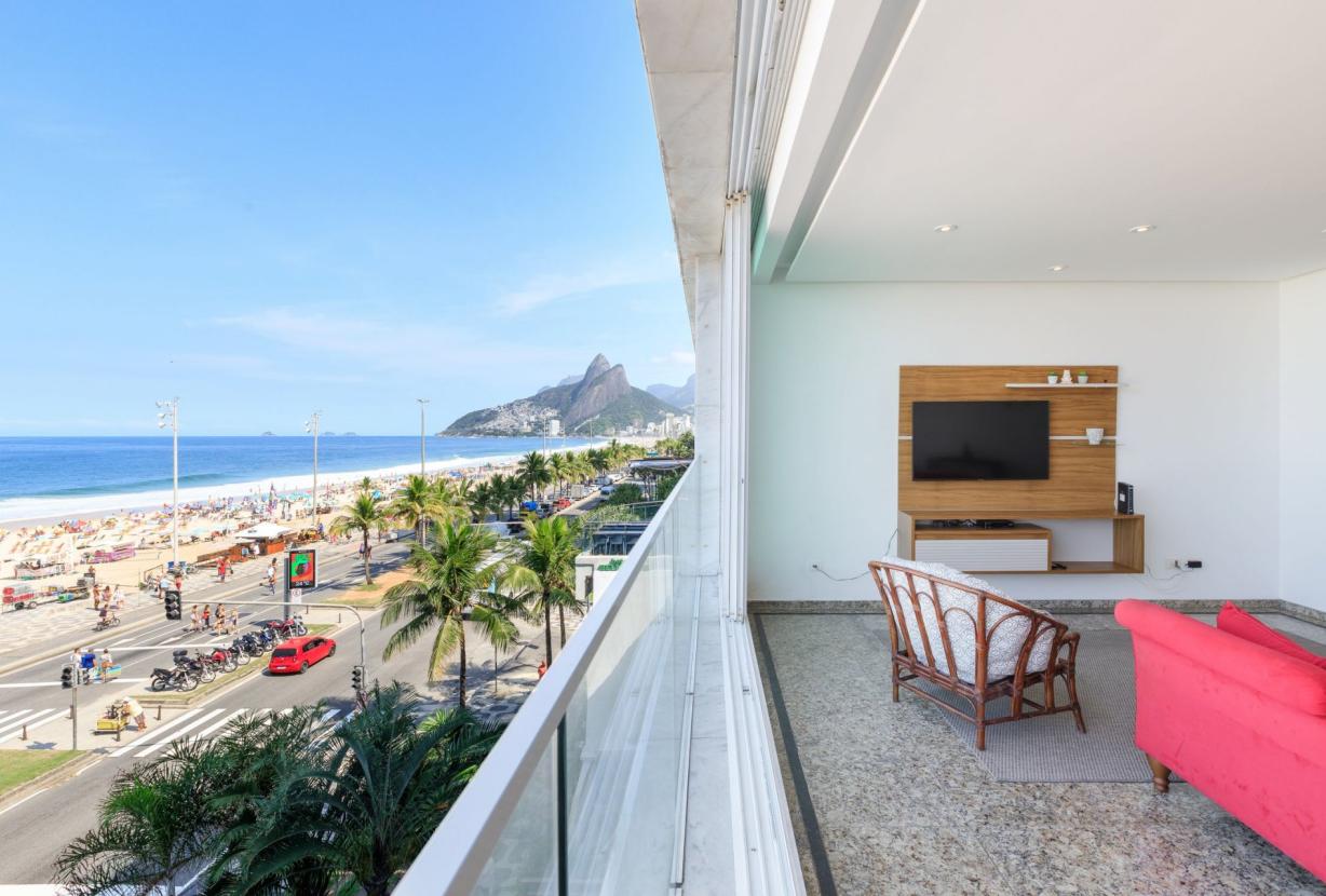 Rio144 - Apartamento com vista panorâmica do mar em Ipanema