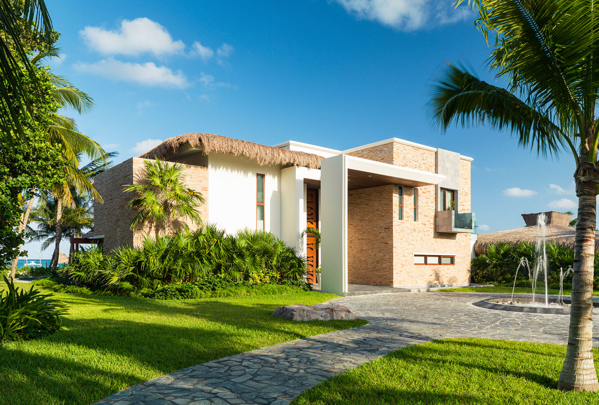 Pmo005 - Villa à beira-mar com piscina em Puerto Morelos