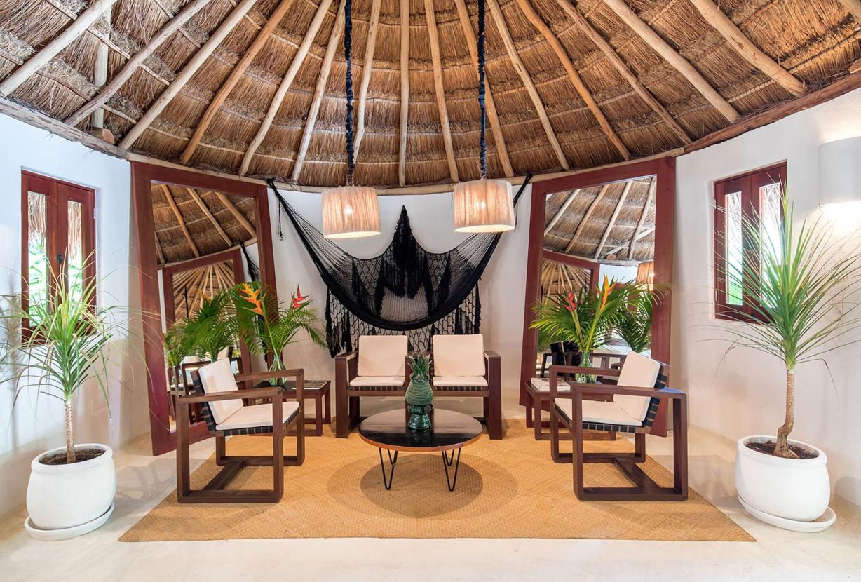 Xpu002 - Villa privée en bord de mer avec terrasses à Xpu-Ha