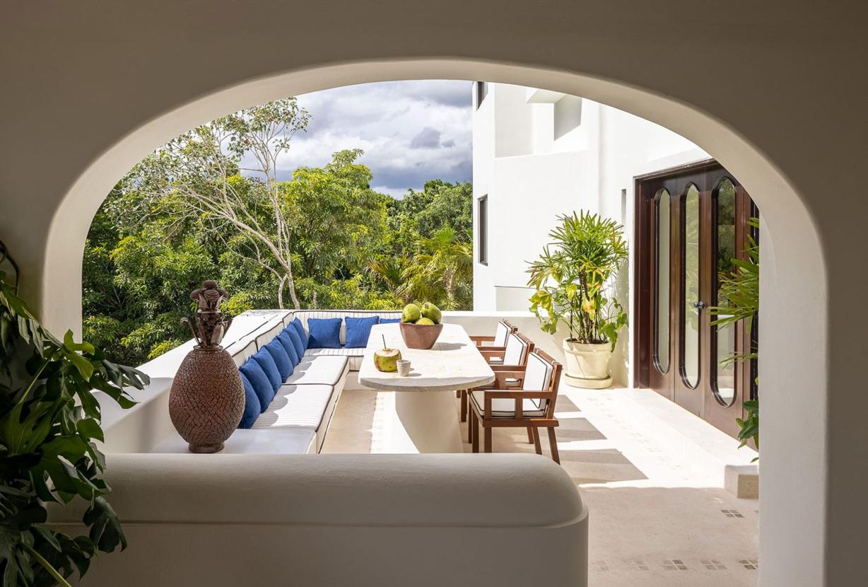 Xpu002 - Villa privée en bord de mer avec terrasses à Xpu-Ha