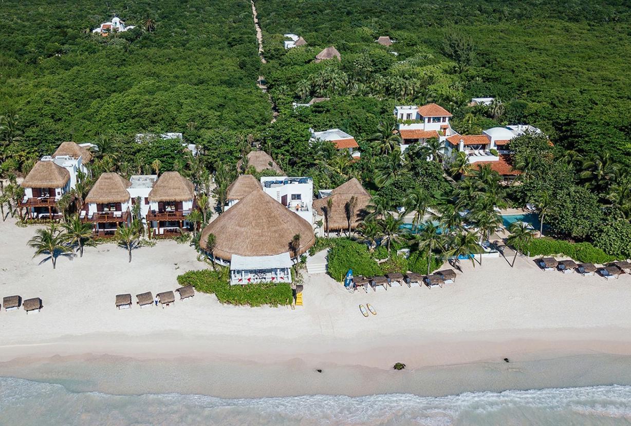 Xpu002 - Villa privée en bord de mer avec terrasses à Xpu-Ha