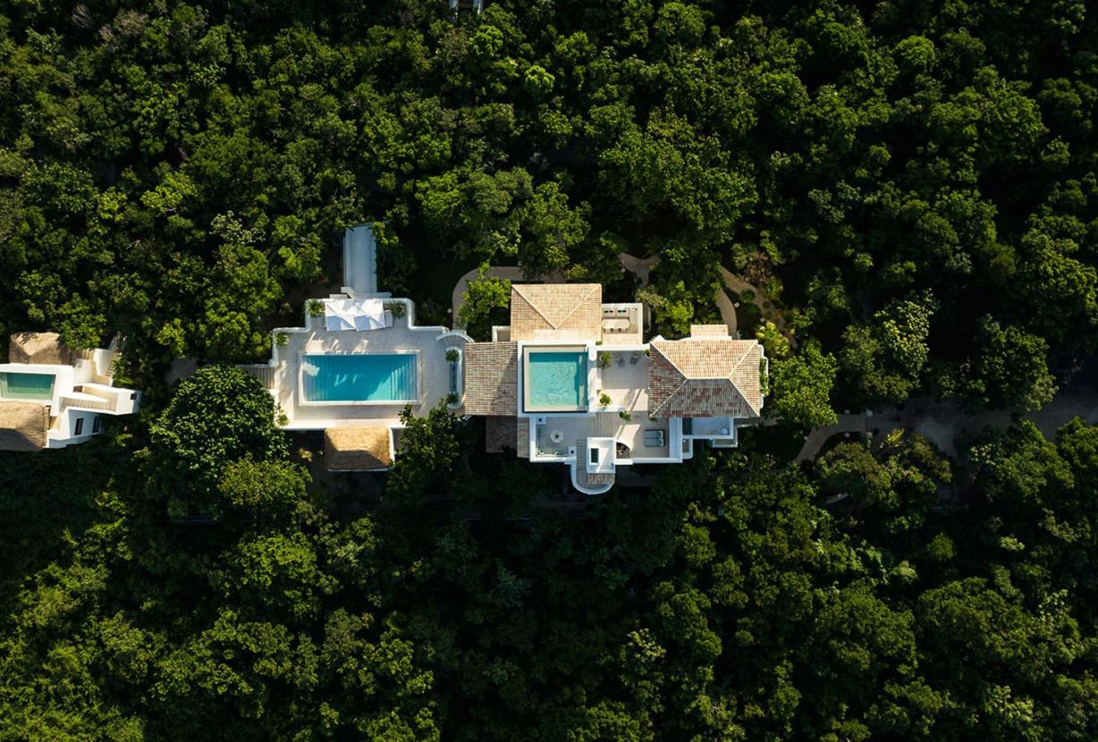 Xpu002 - Villa privée en bord de mer avec terrasses à Xpu-Ha