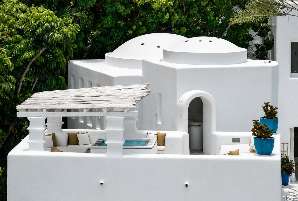 Mia009 - Propriété en bord de mer style Mykonos à Miami