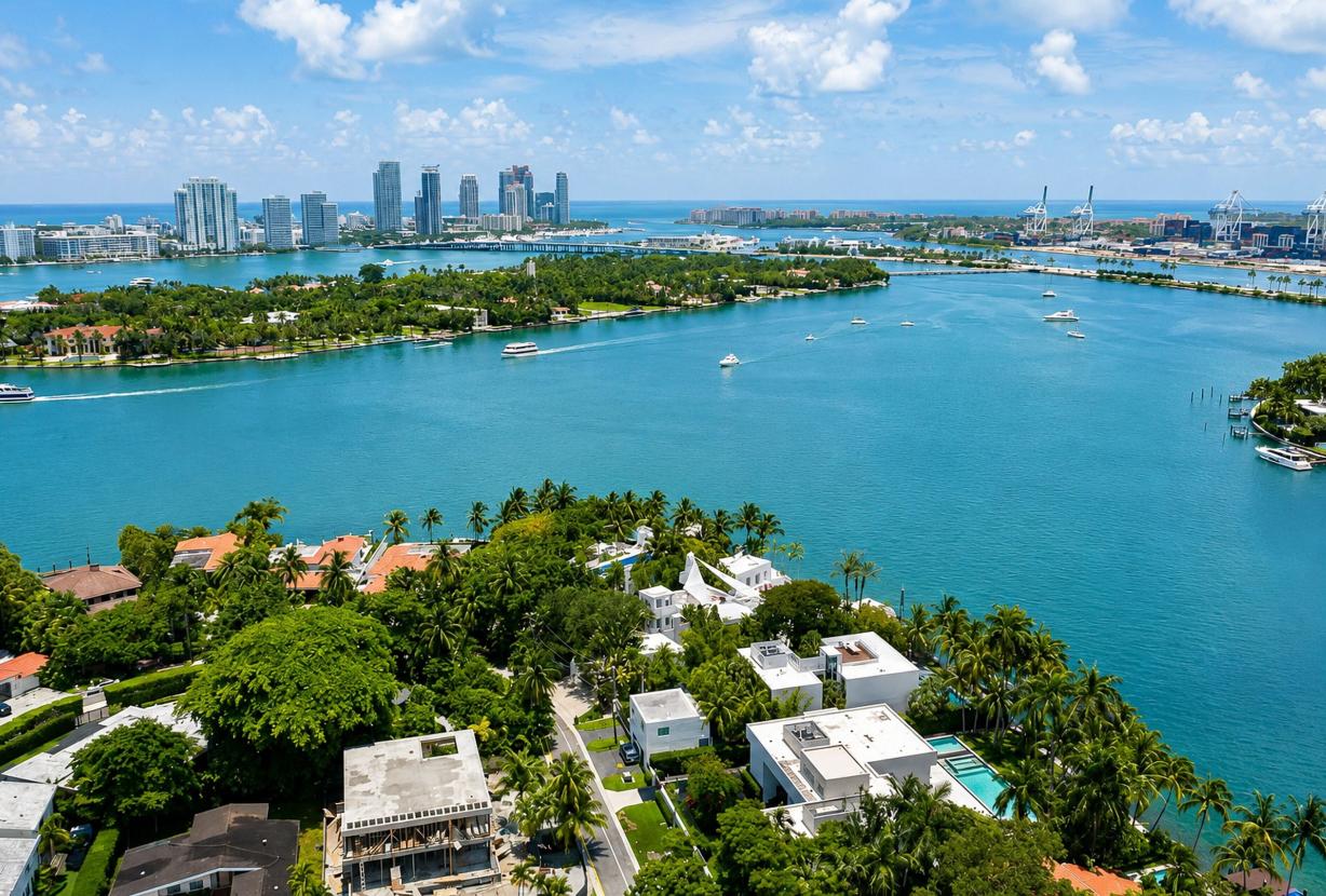 Mia009 - Propiedad frente al agua estilo Mykonos en Miami