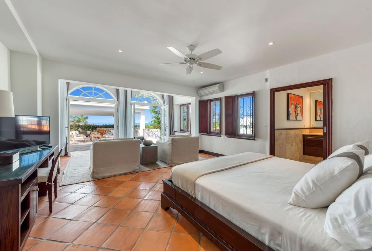 Sxm017 – Villa avec vue sur la mer avec piscine à Terres Basses