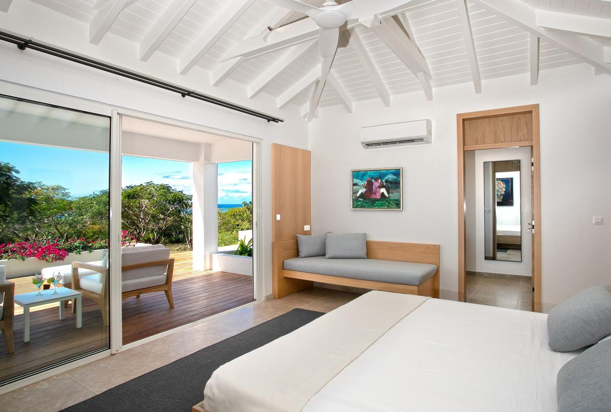 Sxm017 – Villa avec vue sur la mer avec piscine à Terres Basses