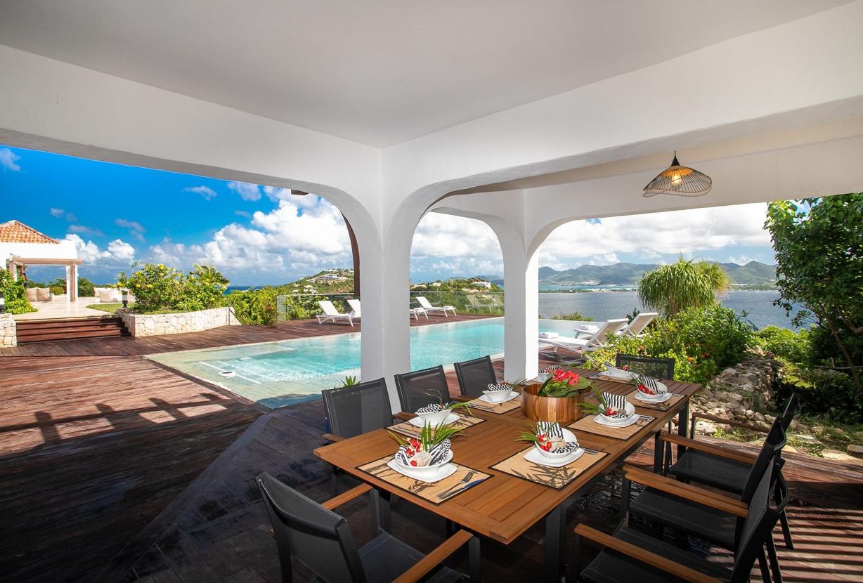 Sxm023 – Villa de style marocain avec vue sur Simpson Bay Lagoon