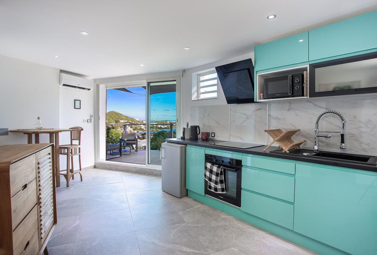 Sxm030 – Villa avec vue sur la mer et piscine à Mont Vernon