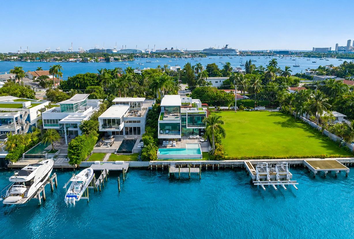 Mia017 - Modern bayfront estate in Miami Beach