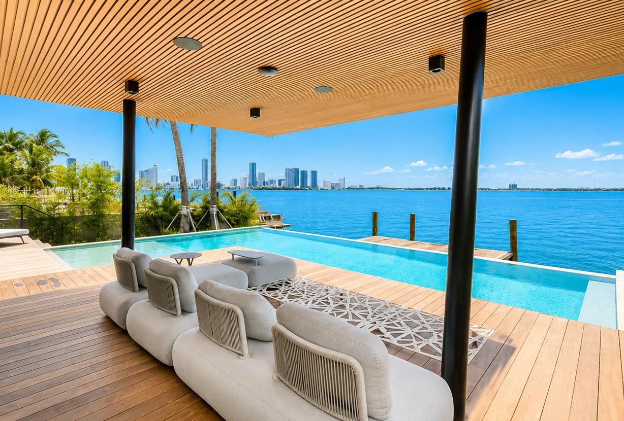 Mia017 - Modern bayfront estate in Miami Beach