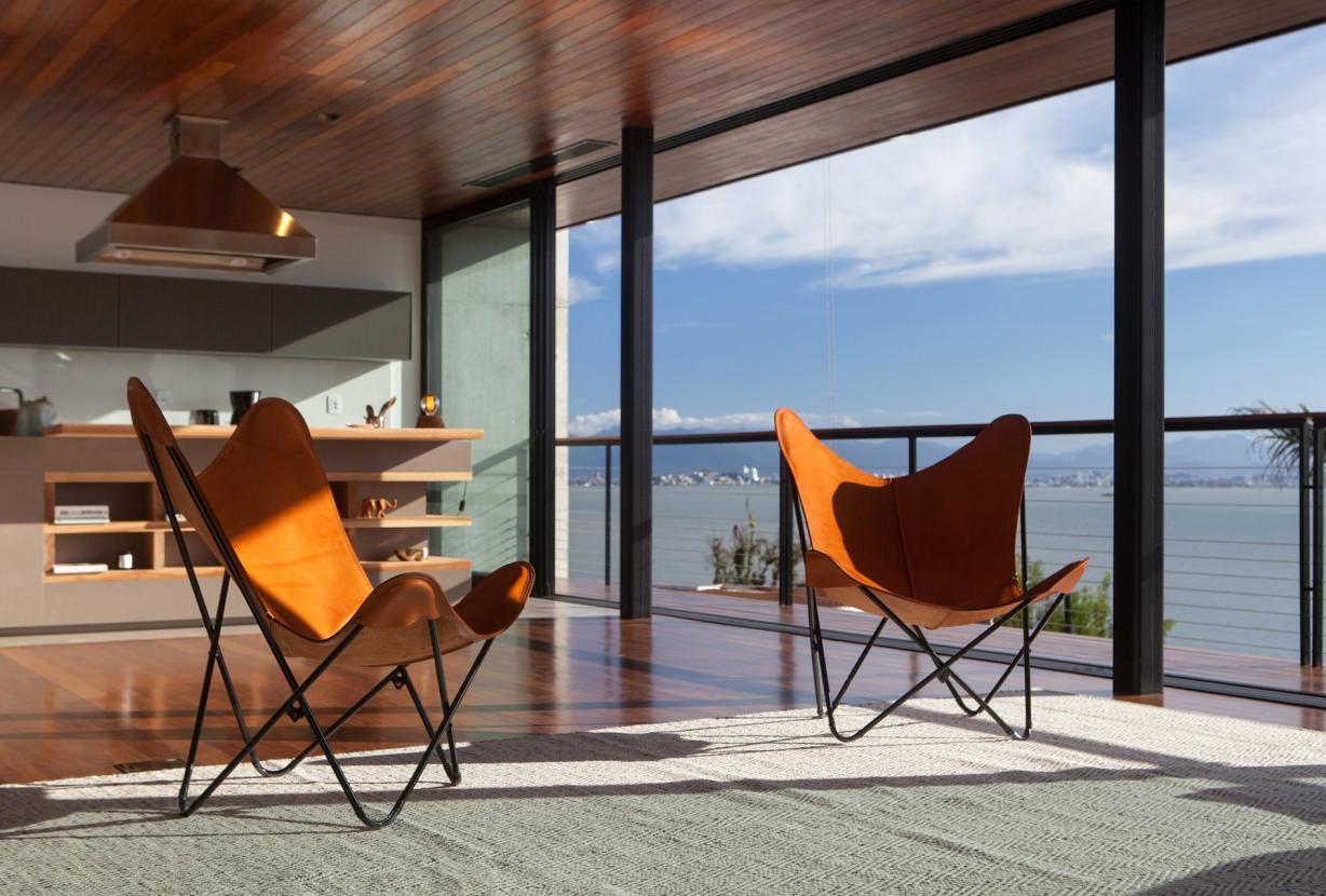 Flo600 - Casa de arquitetura premiada em Cacupé, Florianópolis