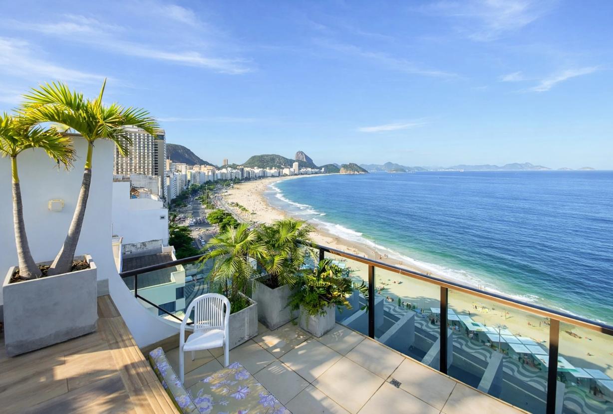 Rio387 - Penthouse en duplex face à la plage de Copacabana – fort potentiel de valorisation