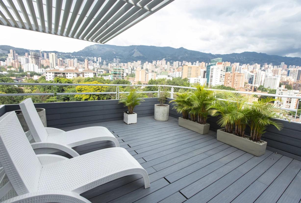 Med042 - Cobertura de luxo de 2 quartos para alugar em Medellín