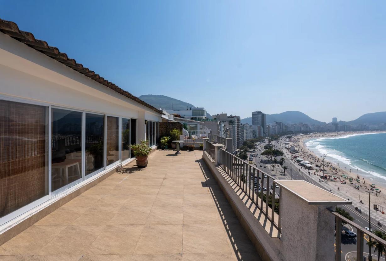 Rio419 - Beachfront Penthouse in Copacabana – Duplex with Panoramic Terrace
