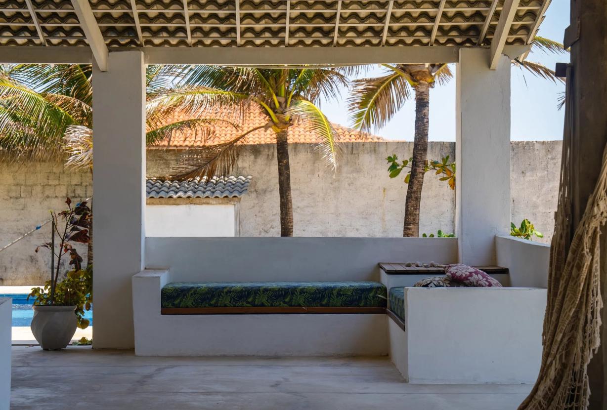 Villa frente a la playa con piscina y vista al mar - Cea083