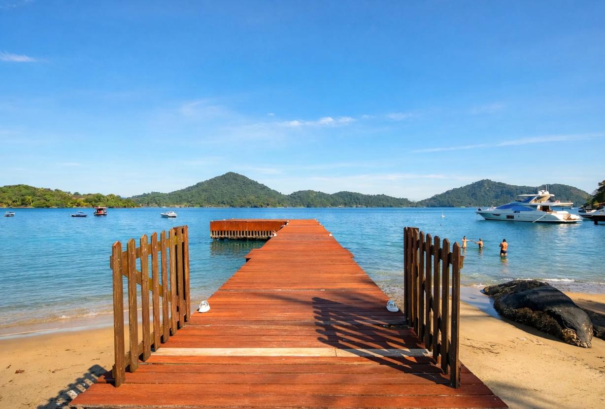 Ang019 - Superbe maison de plage en bord de mer à Angra dos Reis
