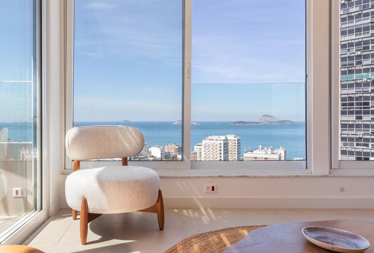 Rio008 - Penthouse dúplex en Leblon – Vista panorámica y piscina privada