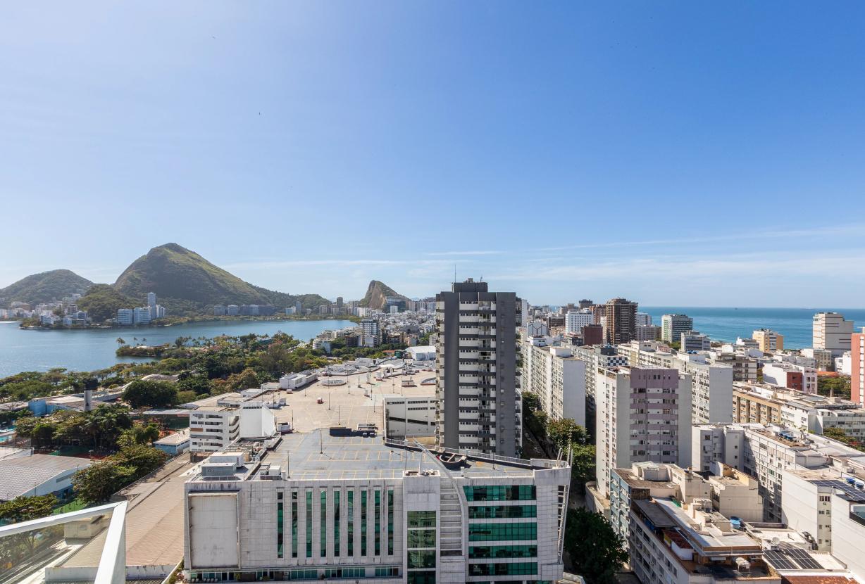 Rio008 - Penthouse dúplex en Leblon – Vista panorámica y piscina privada