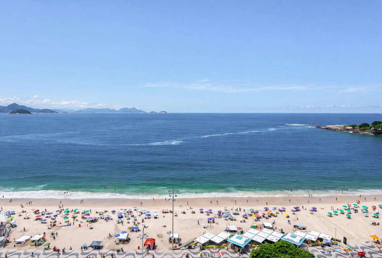 Rio114 - Cobertura de luxo à beira-mar em Copacabana