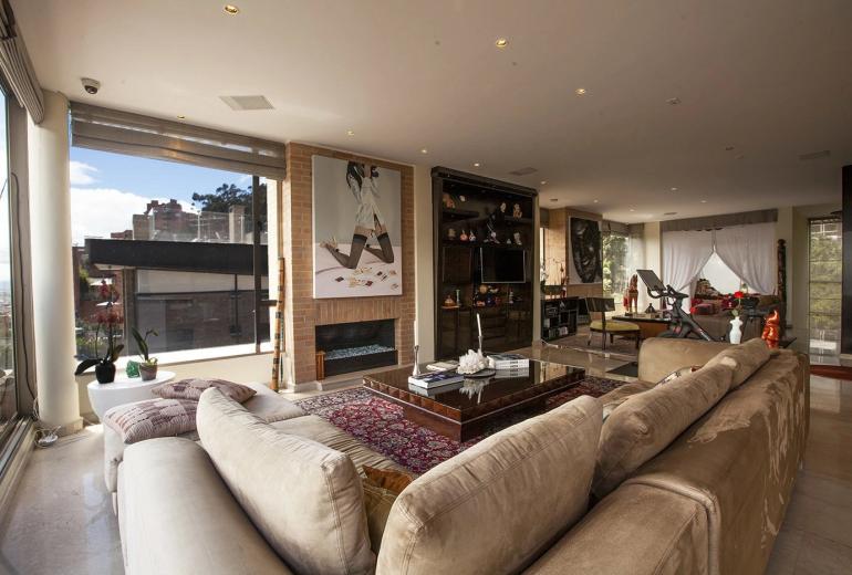 Bog221 - Lindo apartamento mobiliado com grande terraço
