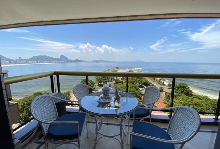 Rio156 - Apartamento com vista em Copacabana