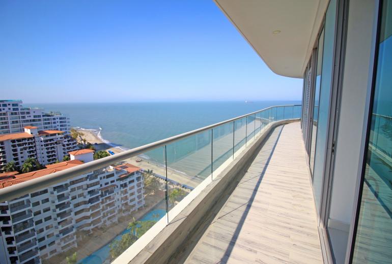 Sma003 - Luxueux appartement avec vue mer à Santa Marta