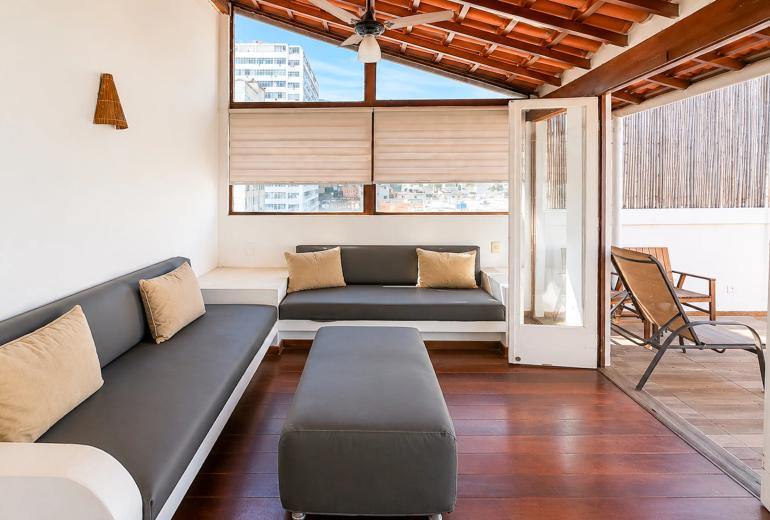 Rio372 - Encantador penthouse de 3 cuartos en Ipanema