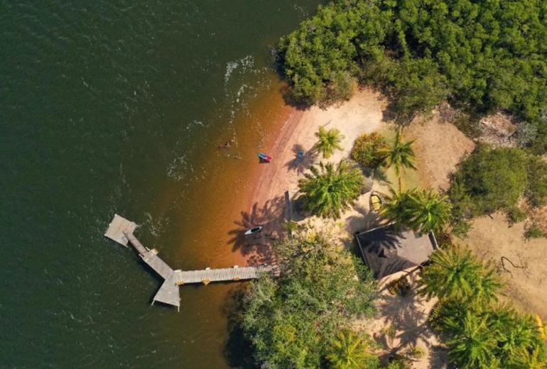 Bah400 - Hermosa isla con casa y bungalows en Bahía
