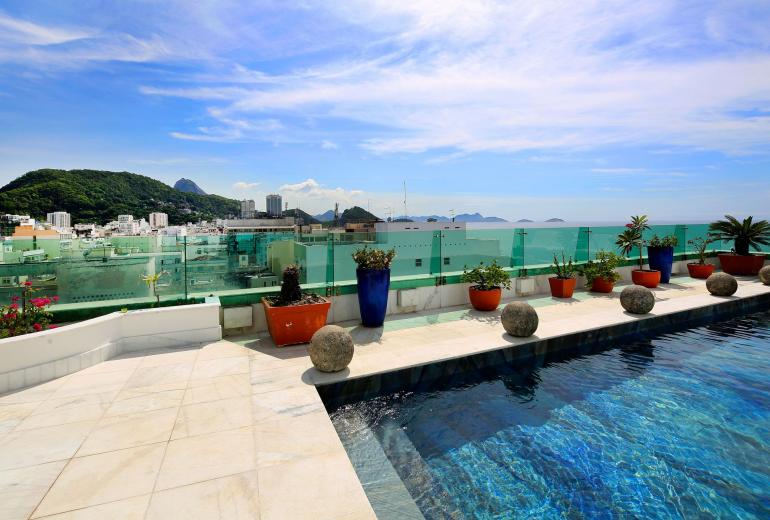 Rio047 - Penthouse de 5 suites frente al mar en Rio
