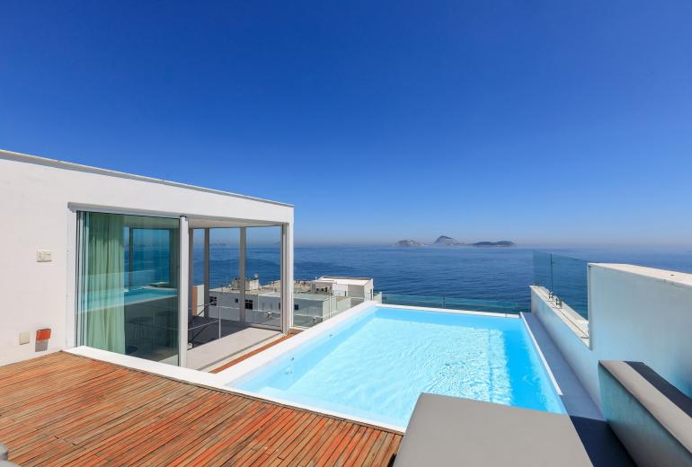 Rio116 - Penthouse de luxe avec vue sur la plage d'Ipanema