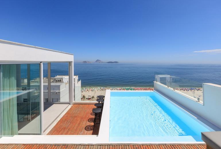 Rio116 - Penthouse de luxe avec vue sur la plage d'Ipanema