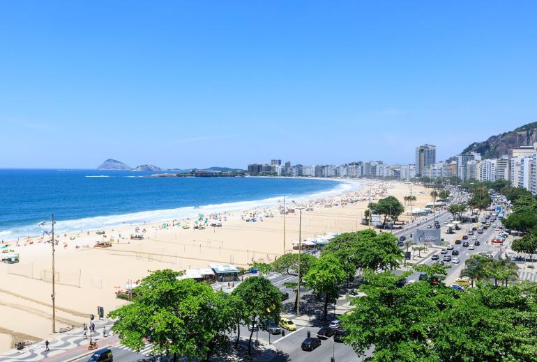 Rio122 - Bel appartement de 3 chambres avec vue sur la mer à Copacabana