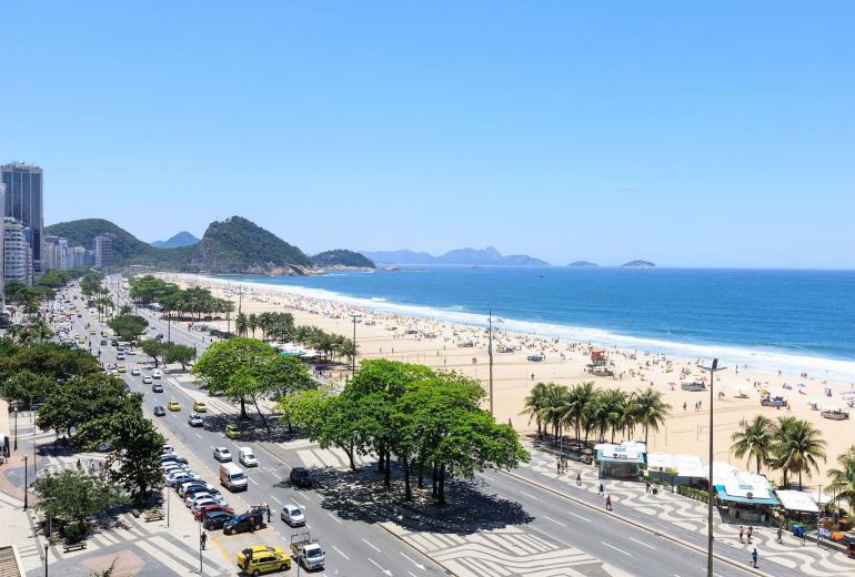 Rio122 - Bel appartement de 3 chambres avec vue sur la mer à Copacabana