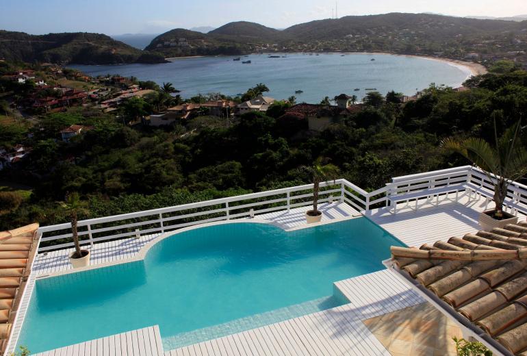 Buz011 - Linda casa con piscina y vistas al mar en Búzios