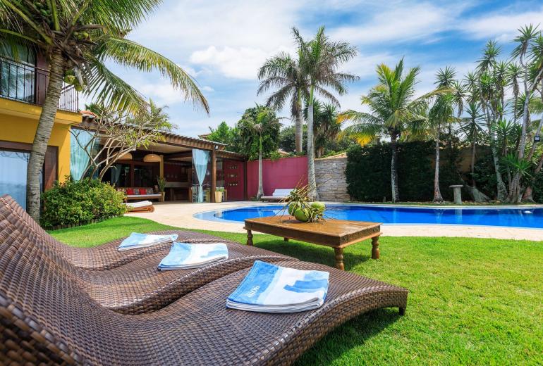 Buz008 - Villa de luxe avec piscine sur le front de mer à Buzios