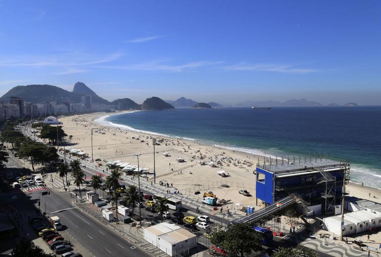 Rio038 - Luxurious sea front apartment in Copacabana