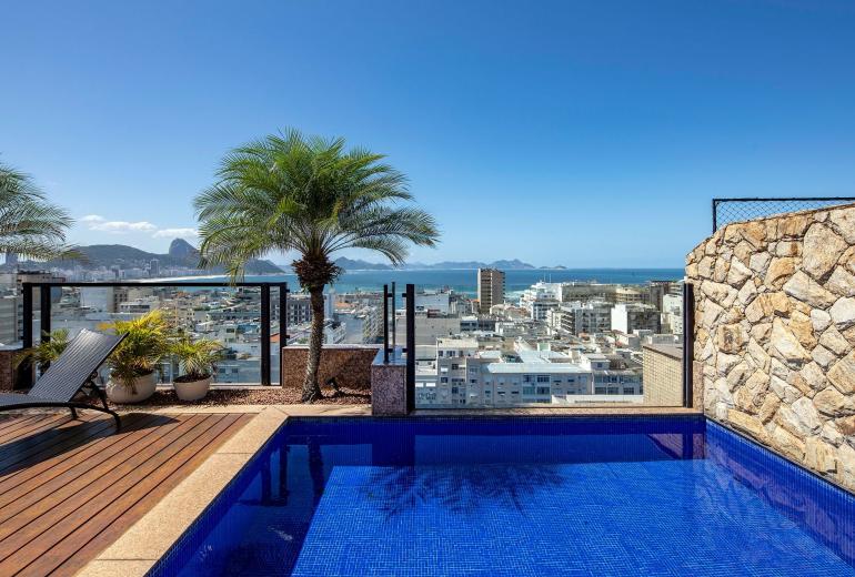 Rio034 - Penthouse con piscina y vista en Ipanema
