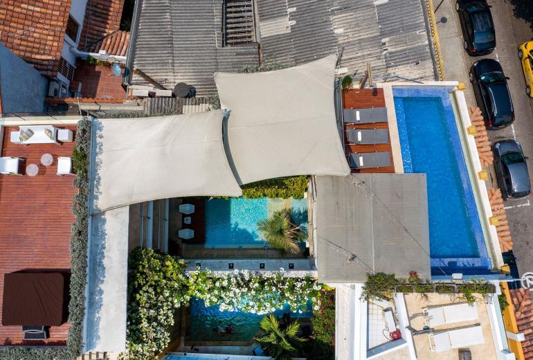 Car010 - Maison avec piscine dans le centre de Carthagène