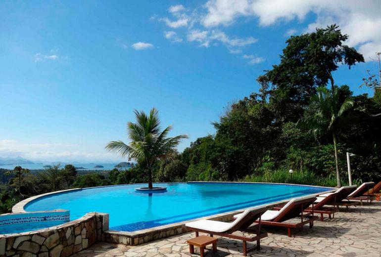 Pty004 - 7 bedroom villa with breathtaking views in Paraty