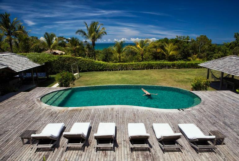 Bah061 - Espectacular casa con vista al mar en Trancoso